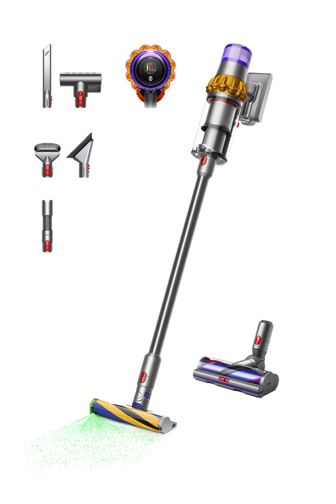 Dyson V15 Detect Absolute + Car Cleaning Kit